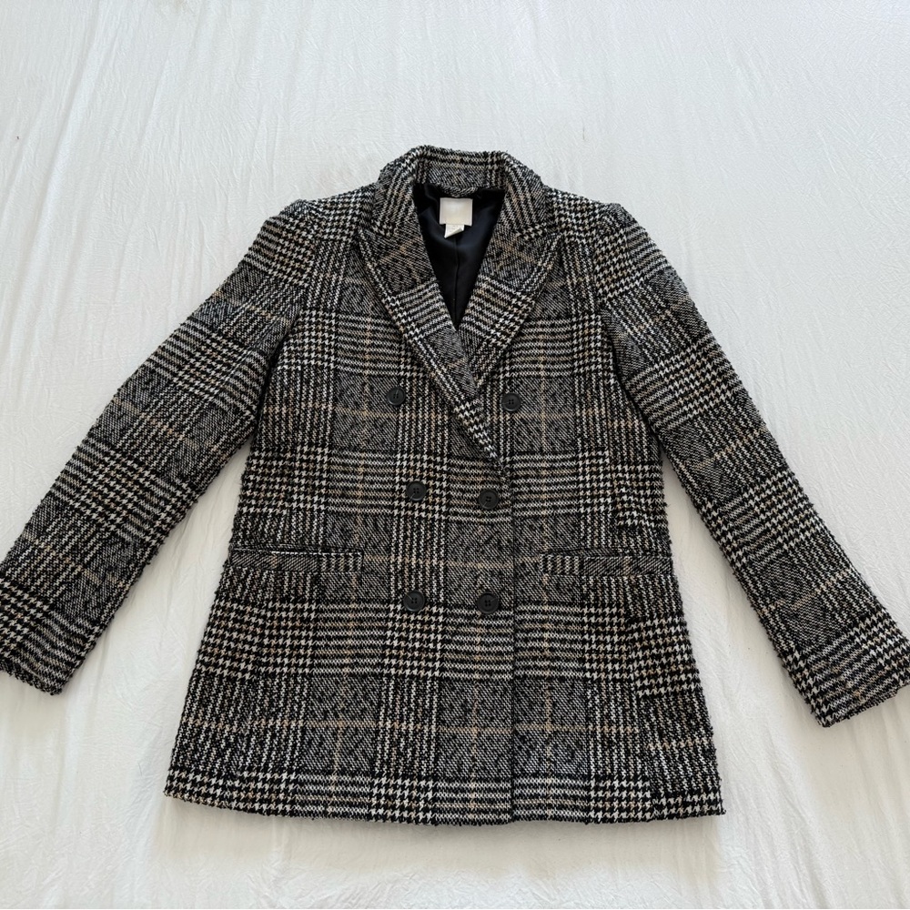 H&M Houndstooth Blazer